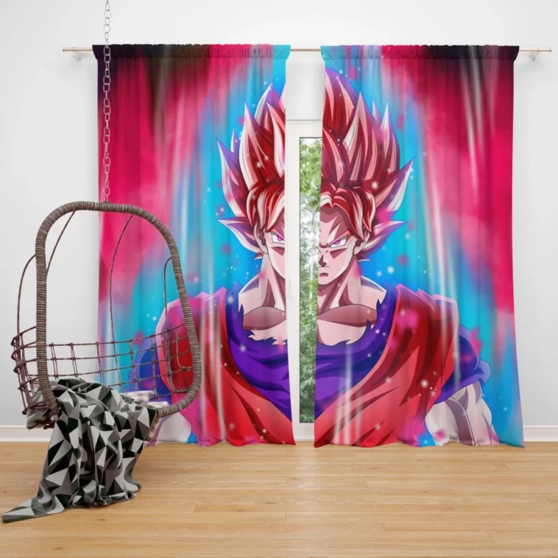 Goku Unforgettable Epic Battle Anime Curtain