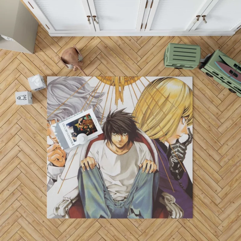 Successors of L Mello and Near Anime Rug