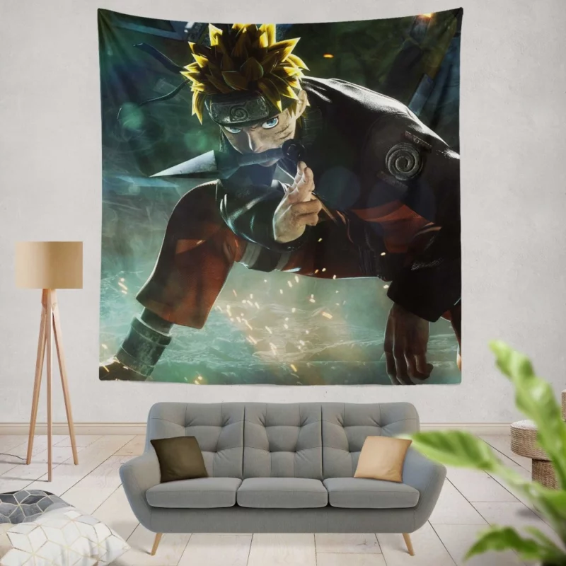 Ultimate Naruto in Jump Force Anime Wall Tapestry